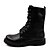 cheap Men&#039;s Boots-Men&#039;s Shoes Cowhide Winter Fall Comfort Combat Boots Boots Lace-up for Casual Black Brown