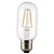 preiswerte Leuchtbirnen-1pc 2 W LED Glühlampen 180 lm E26 / E27 T45 2 LED-Perlen COB Dekorativ Warmes Weiß 220-240 V / 1 Stück / RoHs