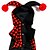 Χαμηλού Κόστους Ρούχα για σκύλους-Σκύλος Στολές Ρούχα για σκύλους Halloween Χριστούγεννα Γεωμετρικές Μαύρο Στολές Για κατοικίδια