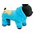 cheap Dog Clothes-Dog Hoodie Winter Dog Clothes Fuchsia Blue Costume Plush Fabric Cartoon Casual / Daily XXS XS S M L