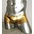 cheap Men&#039;s Exotic Underwear-Men&#039;s Solid Colored Gold Silver M L XL