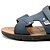 billiga Herrsandaler-Herr Sandaler Komfortskor Slingback sandaler Ledigt PU Ljusbrun Blå Gul Vår Sommar