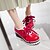 cheap Women&#039;s Oxfords-Women&#039;s Shoes Leatherette Spring Fall Gladiator Heels Wedge Heel Round Toe Split Joint Lace-up for Casual Dress White Black Red