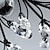 baratos Candeeiros de Teto-15 luzes de teto de 90 cm luzes led de montagem embutida de cristal acabamentos pintados de metal chique e moderno 200-240v / 110-120v design de flores