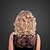 halpa Synteettiset trendikkäät peruukit-Synteettiset peruukit Kihara Kihara Otsatukalla Peruukki Vaaleahiuksisuus Keskikokoinen Vaaleahiuksisuus Synteettiset hiukset Naisten Vaaleahiuksisuus