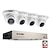 abordables Kit DVR-Système de sécurité vidéo full hd zosi® 4ch 1080p avec 4x caméras dôme résistantes aux intempéries de 2 x 2.0mp 1080p Disque dur 1 To
