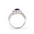 cheap Rings-Women&#039;s Band Ring Blue Zircon Alloy Round Classic Fashion Wedding Party Engagement Gift Evening Party Costume Jewelry