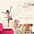 cheap Wall Stickers-Decorative Wall Stickers - People Wall Stickers People / Cartoon / Floral / Botanical Living Room / Bedroom / Bathroom