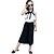tanie Zestawy-Dla dziewczynek 3D Jednokolorowe Kokarda Moda Komplet odzieży Bez rękawów Lato Szyfon Bawełna Dzieci