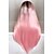 cheap Synthetic Lace Wigs-Synthetic Lace Front Wig Straight Straight Lace Front Wig Pink Medium Length Pink Synthetic Hair Women&#039;s Ombre Hair Pink Uniwigs
