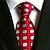 رخيصةأون اكسسوارات الرجال-ربطة العنق مخطط مقلّم رجالي - أساسي ملابس برقبة