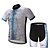 baratos Conjuntos de Roupa de Homem-Homens Manga Curta Camisa com Shorts para Ciclismo Poliéster Lycra Moto Conjuntos Esportes Roupa