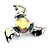 baratos Acessórios Cosplay Anime-Fidget Spinner Inspirado por WOW Son Goku Anime Acessórios para Cosplay Liga Trajes da Noite das Bruxas