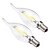 cheap LED Filament Bulbs-BRELONG® 2pcs 2W 200lm E14 LED Filament Bulbs C35 2 LED Beads COB Decorative Warm White White 220-240V