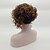 abordables Perruques de qualité supérieure-perruques brunes pour femmes perruque synthétique bouclés perruque frisée courte moyenne auburn # 30 cheveux synthétiques ombre des femmes