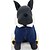 cheap Dog Clothes-Dog Harness Letter &amp; Number Casual / Daily Winter Dog Clothes Yellow Dark Blue Costume Cotton XXS XS S M L