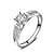 billiga Moderingar-Dam Ring Smycken Cirkelformad design Klassisk Cirkel Vänskap Euramerikansk Minimalistisk Stil Försilvrad Rund Smycken Bröllop Kontor /
