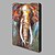 tanie Obrazy ze zwierzętami-Ręcznie malowane Zwierzę Pionowy,Nowoczesny Jeden panel Płótno Hang-Malowane obraz olejny For Dekoracja domowa