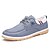 cheap Men&#039;s Sneakers-Men&#039;s Sneakers Comfort Shoes Casual Casual Outdoor Office &amp; Career Walking Shoes Denim Black Blue Gray Fall Spring / Split Joint / EU40