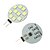 abordables Ampoules LED double broche-10pcs 2 W LED à Double Broches 160 lm G4 10 Perles LED SMD 5050 Blanc 12 V / 10 pièces