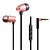 cheap Headphones &amp; Earphones-kdk307 In Ear Wired Headphones Dynamic Plastic Mobile Phone Earphone Stereo / with Microphone / with Volume Control Headset