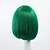 billige Kostumeparykker-syntetisk paryk lige lige bob paryk kort grønt syntetisk hår kvinders grønt