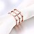 cheap Rings-Women&#039;s Cuff Ring Jewelry Silver Rose Gold Silver Plated Alloy Round Geometric Irregular Personalized Luxury Classic Vintage Bohemian