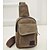 cheap Sling Shoulder Bags-Unisex Sling Shoulder Bags Polyester All Seasons Casual Outdoor Rectangle Zipper Blue Black Coffee Brown Army Green