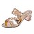 cheap Women&#039;s Sandals-Women&#039;s Sandals Rhinestone Glitter Comfort Summer Gold / Blue / Black / EU40