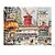 abordables Puzles-Castle Car Famous buildings House Cartoon Jigsaw Puzzle Adult Puzzle Jumbo Wooden Adults&#039; Toy Gift