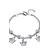 cheap Bracelets-Women&#039;s Chain Bracelet / Charm Bracelet - Silver Plated Heart, Flower Vintage, Bohemian, Natural Bracelet Silver For Christmas / Party / Special Occasion