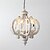 cheap Chandeliers-6-Light 50 cm Mini Style Chandelier Wood / Bamboo Glass Painted Finishes Retro 110-120V 220-240V