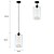 abordables Éclairages pour îlot-18 cm Style mini / Designers Lampe suspendue Verre Verre Chic &amp; Moderne 110-120V / 220-240V