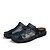 abordables Sandales Homme-Homme Chaussures Cuir Eté Confort Sandales Pour Décontracté Noir Jaune Bleu marine