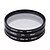 abordables Filtros-Andoer filtro de 58mm uv cpl star kit de filtro de 8 puntos con funda para Canon nikon sony dslr lente de la cámara
