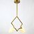 cheap Chandeliers-2-Light 48 cm Mini Style Chandelier Metal Painted Finishes Modern Contemporary 110-120V 220-240V