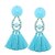 cheap Earrings-Women&#039;s Drop Earrings Beaded Tassel Ladies Personalized Tassel Bohemian Fashion Euramerican Earrings Jewelry Green / Blue / Pink For Wedding Anniversary Housewarming Office / Career Event / Party