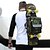 economico Borse e zaini-Sacca porta skateboard zaino per Skateboard cm Di tendenza All&#039;aperto Per uomo Unisex Nylon Camouflage verde fango colore