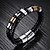 cheap Bracelets-Bracelet Bangles Layered woven Ladies Natural Fashion Multi Layer Faux Leather Bracelet Jewelry Black For Party Birthday Party / Evening Gift Evening Party / Stainless Steel