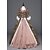 abordables Costumes vintage et anciens-Maria Antonietta Punk Rococo Victoriens 18ème siècle robe de vacances Robe Costume de fête Bal Masqué Robe de bal Femme Fille Dentelle Satin Costume Gris / Rose Vintage Cosplay Soirée Fête scolaire