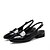 halpa Naisten sandaalit-Naisten Sandaalit Kausaliteetti Kesä Mukavuus Slingback Kiiltonahka PU Musta Keltainen Punainen