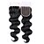 cheap Closure &amp; Frontal-Brazilian Hair 4x4 Closure Body Wave Free Part / Middle Part / 3 Part Swiss Lace Unprocessed Human Hair Women&#039;s Daily