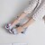 abordables Sandales femme-Femme Chaussures Cuir Verni Eté Chaussures formelles Semelles Légères Chaussures de Demoiselle d&#039;Honneur Fille A Bride Arrière Confort