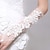 cheap Party Gloves-Lace Elbow Length Glove Bridal Gloves With Appliques