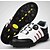 abordables Zapatos de golf-Hombre Zapatos de Golf Estilo artístico Estilo moderno Elegante Golf Ajustable / Retráctil Amortización Suave Zapatos Con Dedos Cuero de Grano Grueso Primavera, Otoño, Invierno, Verano Negro y blanco