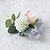 olcso Esküvői virágok-Esküvői virágok Virágcsokrok csuklóra Esküvő Poliészter 3.94 hüvelyk