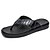 cheap Men&#039;s Slippers &amp; Flip-Flops-Men&#039;s Comfort Shoes PU(Polyurethane) Summer Slippers &amp; Flip-Flops Silver / Blue / Dark Brown