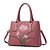 cheap Handbag &amp; Totes-Women&#039;s Bags PU Tote Embroidery for Casual Office &amp; Career Outdoor All Seasons Red Drak Red Gray Purple Khaki