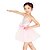 cheap Kids&#039; Dancewear-Kids&#039; Dancewear Dress Bow(s) Ruffles Paillette Performance Sleeveless Natural Chinlon Tulle Sequined