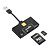 baratos Cartão Micro SD/TF-Chip de Celular SD / SDHC / SDXC MicroSD / MicroSDHC / MicroSDXC / TF USB 2.0 USB Leitor de cartão